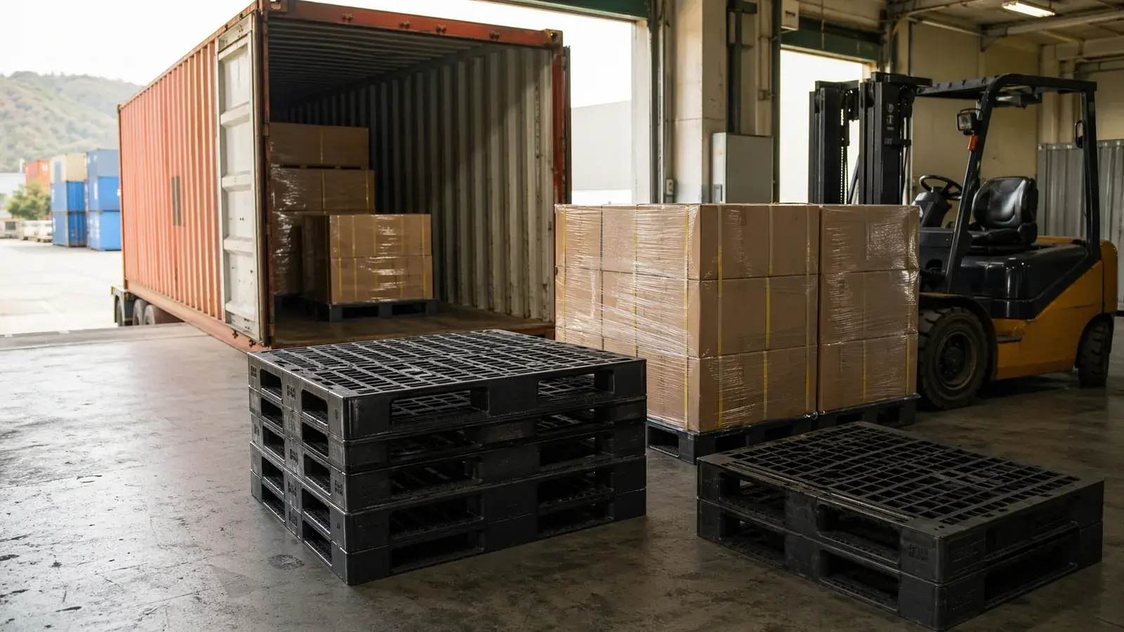 수출용 파레트 선택 가이드 — 일회용, 재사용 파렛트 비교 대표 이미지